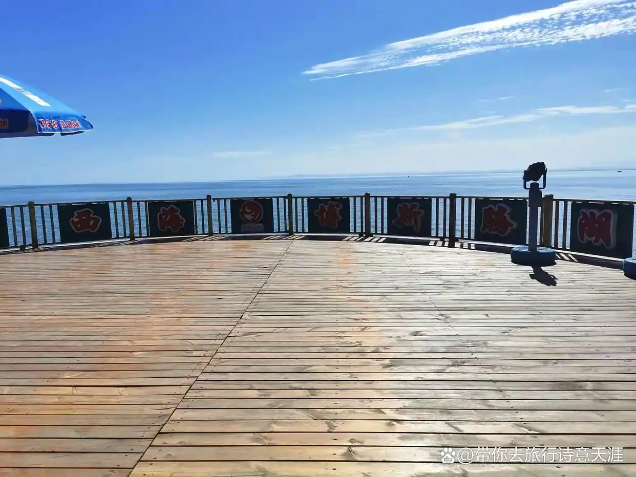 新疆博斯腾湖的大河口风光