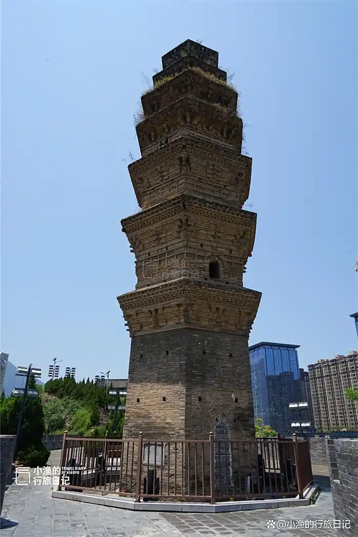 陕南传奇千年古塔，与大雁塔同年修建，为镇压母猪精九层变六层半