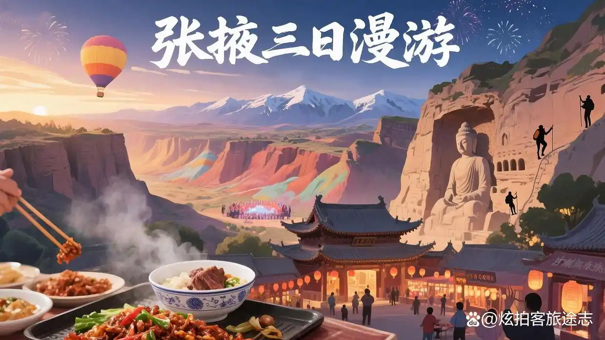 甘肃张掖必去的几个地方，除了七彩丹霞还有这些秘境！