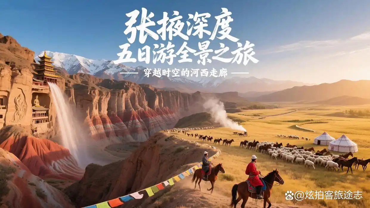 甘肃张掖必去的几个地方，除了七彩丹霞还有这些秘境！