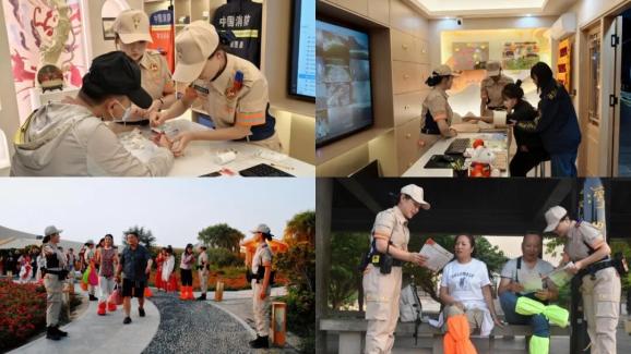 消防力量点亮安全灯塔——敦煌鸣沙山月牙泉消防救援执勤点“暖心上线”