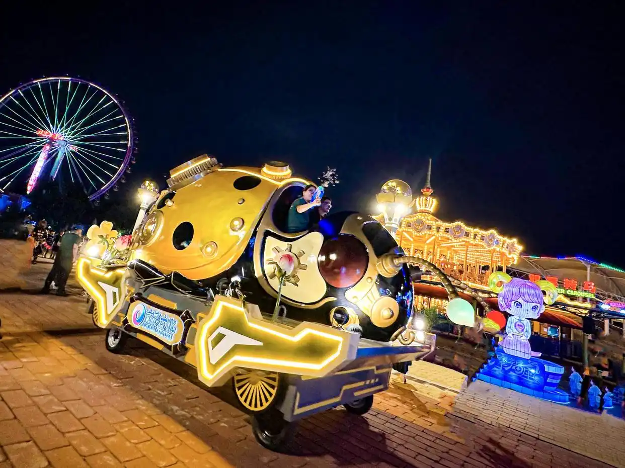 石景山游乐园国庆彩灯游园会剧透来了，多图抢先看