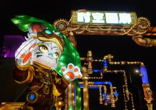 石景山游乐园国庆彩灯游园会剧透来了，多图抢先看