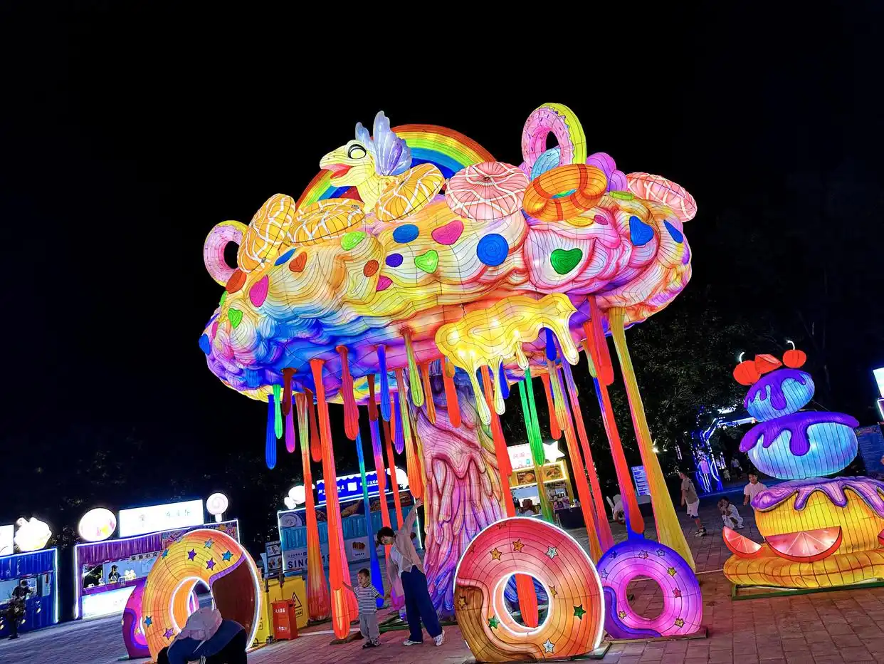 石景山游乐园国庆彩灯游园会剧透来了，多图抢先看
