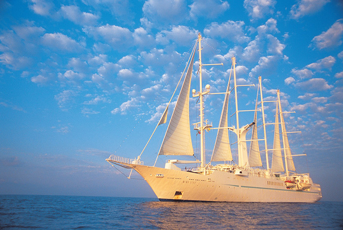 风帆与桅杆，体验一场古典奢华的邮轮之旅