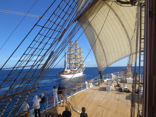 风帆与桅杆，体验一场古典奢华的邮轮之旅