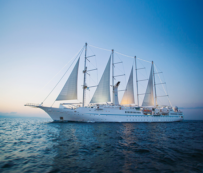 风帆与桅杆，体验一场古典奢华的邮轮之旅