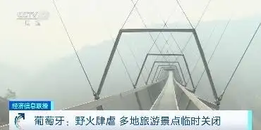 葡萄牙野火肆虐，多地旅游景点临时关闭