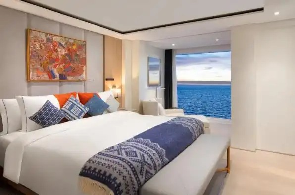 国产大邮轮“招商伊敦”号邮轮10月将两次来青