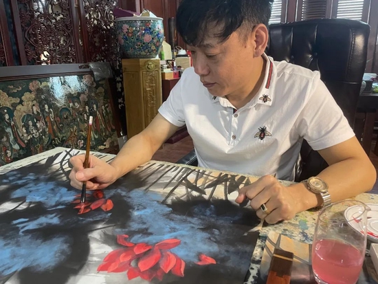 喜迎中秋 礼赞国庆 | 陶润文——敦煌莫高窟壁画作品欣赏