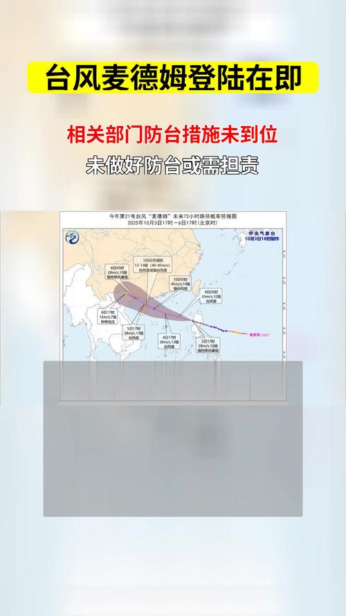 台风“麦德姆”将于5日登陆，或正面袭击雷州半岛！