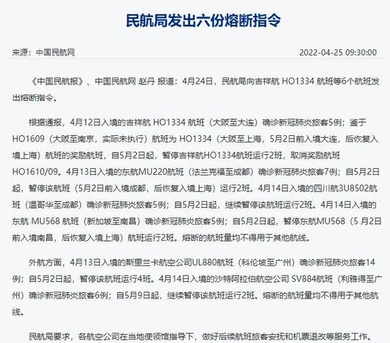 中国民用航空局航班时刻管理工作移交公告