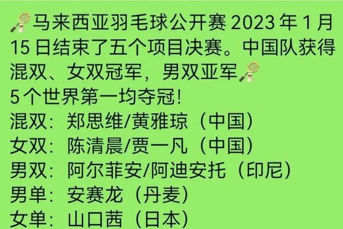 羽毛球世青赛八分之一决赛打响 中国队获九张八强门票
