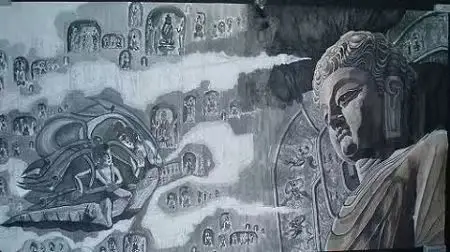 石壁上的凝望：李喜军《龙门石窟佛像》艺术赏析