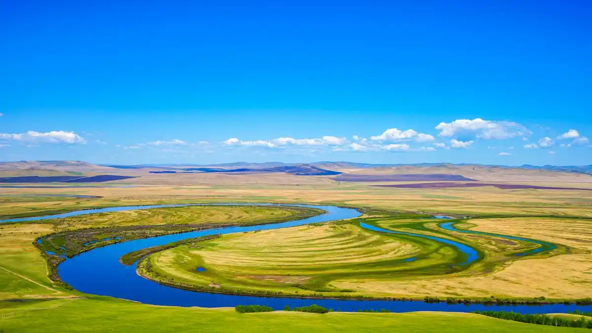初夏呼伦贝尔草原