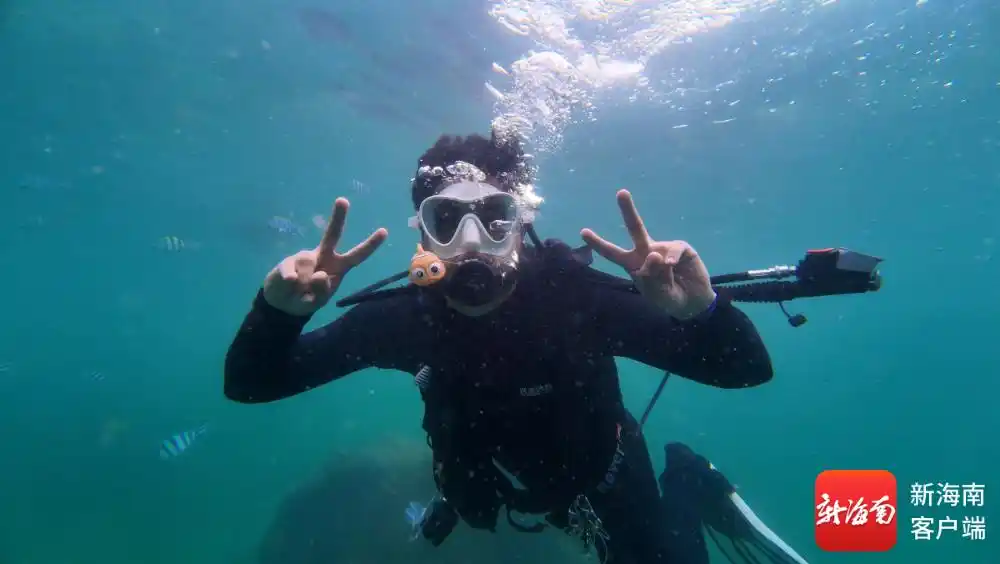 在蜈支洲岛拍出人生照片 海南旅游国际推荐官邂逅海岛浪漫