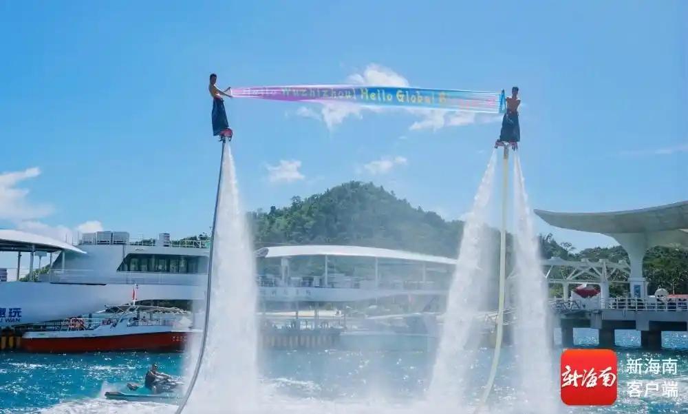 在蜈支洲岛拍出人生照片 海南旅游国际推荐官邂逅海岛浪漫
