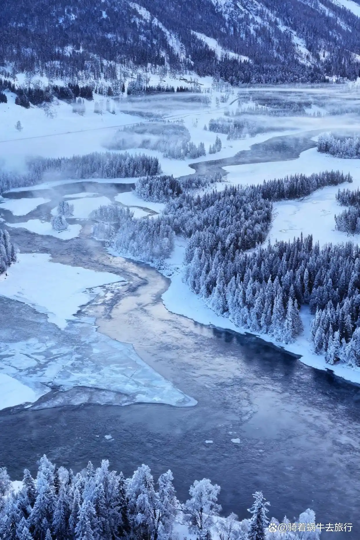 冬天的阿勒泰️，满足了我对童话世界的所有想象～