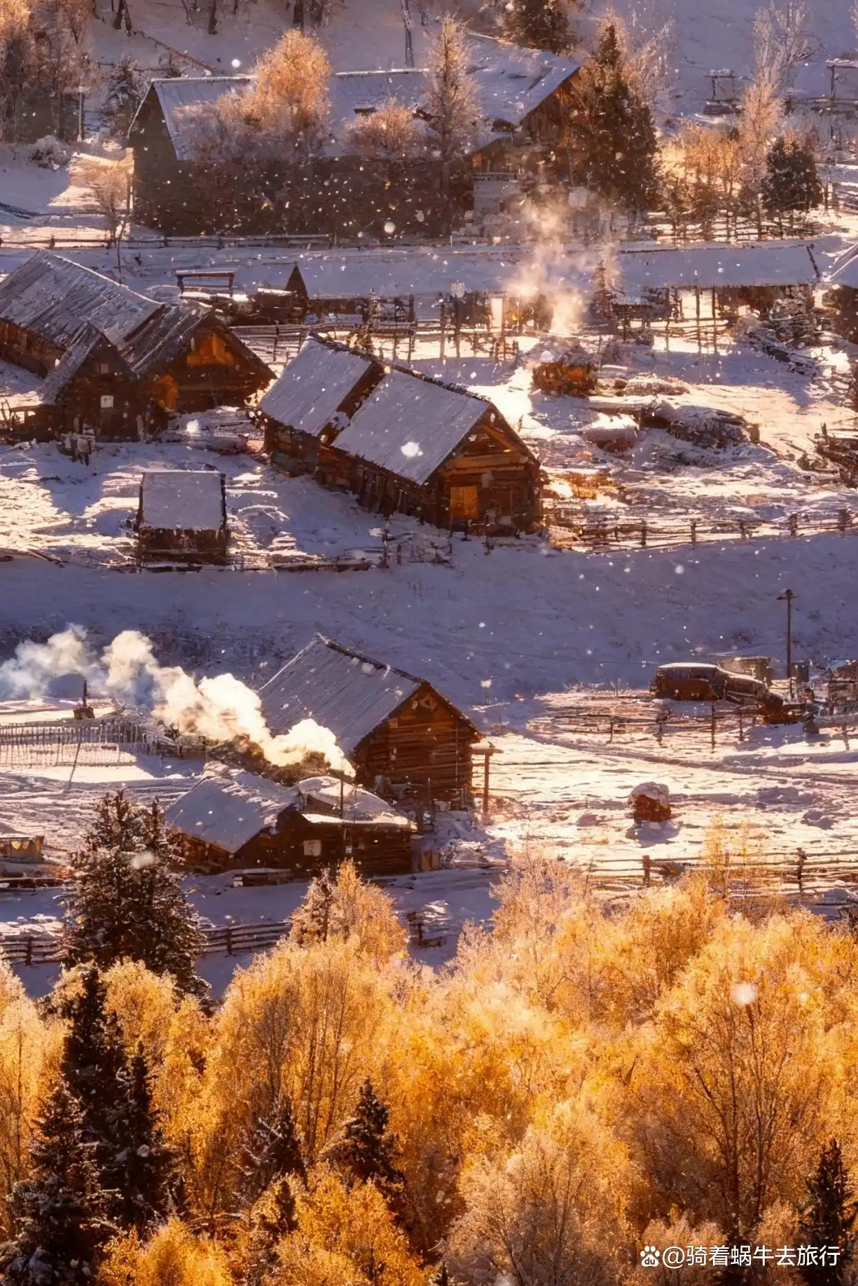 冬天的阿勒泰️，满足了我对童话世界的所有想象～
