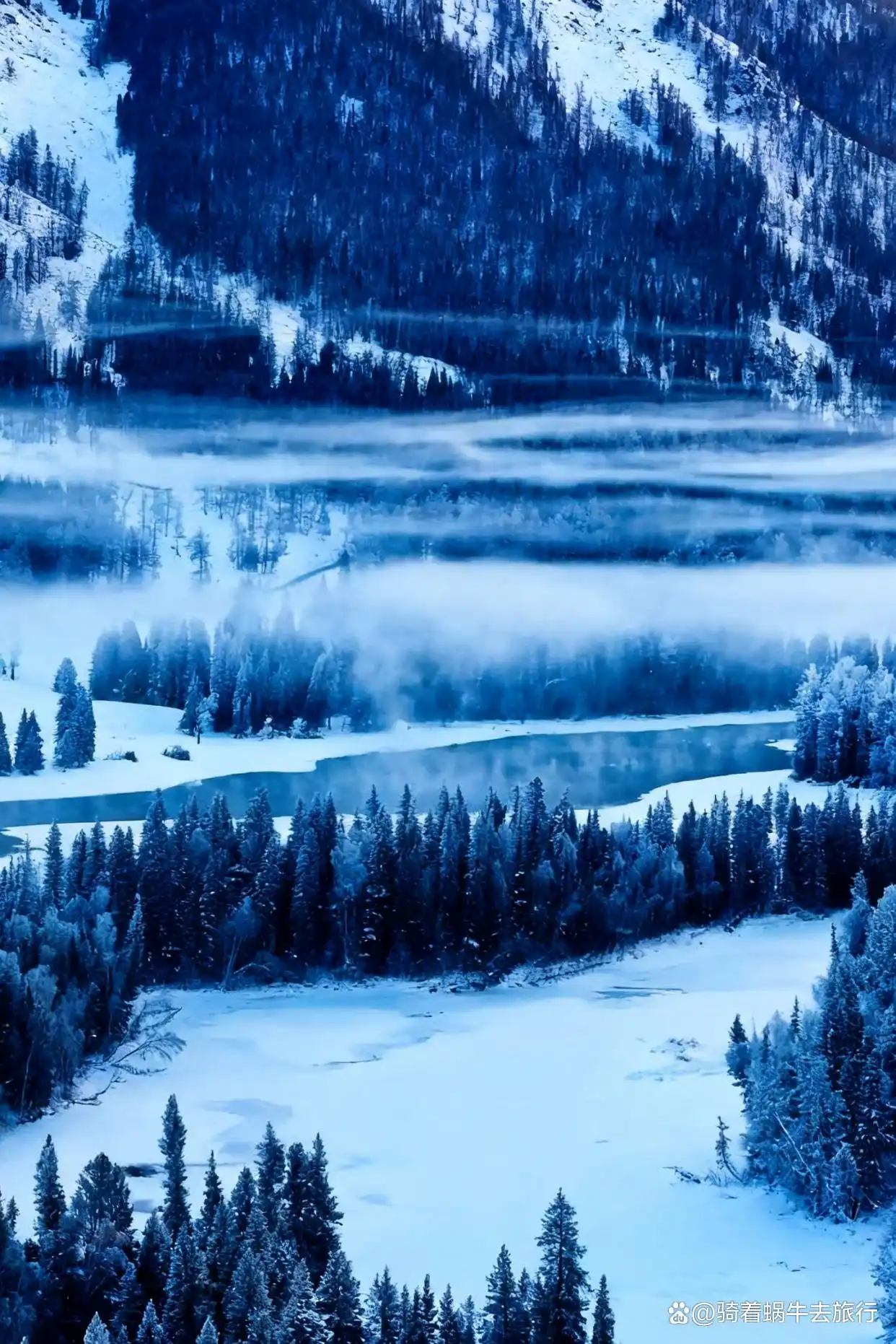 冬天的阿勒泰️，满足了我对童话世界的所有想象～