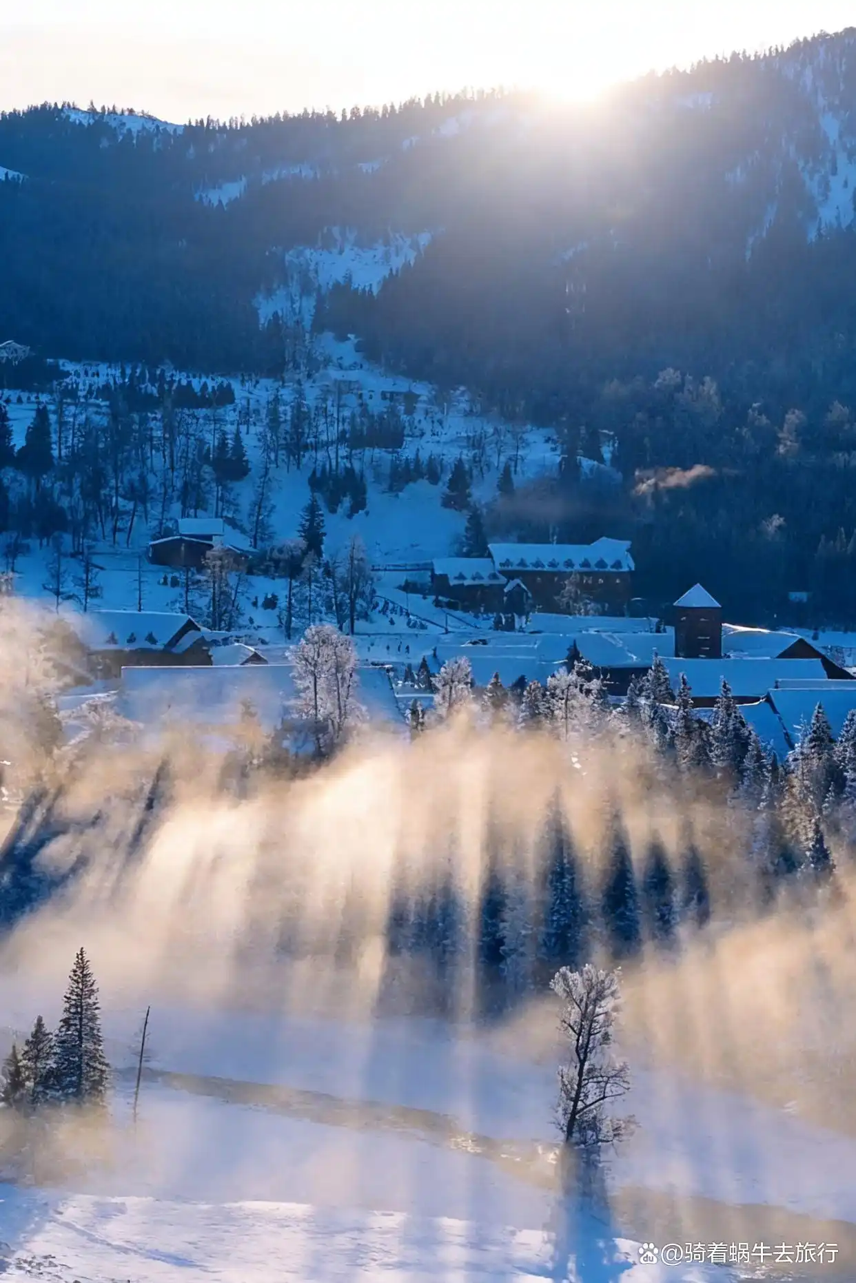 冬天的阿勒泰️，满足了我对童话世界的所有想象～