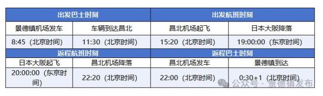 速看！景德镇冬春季航班时刻表公布！