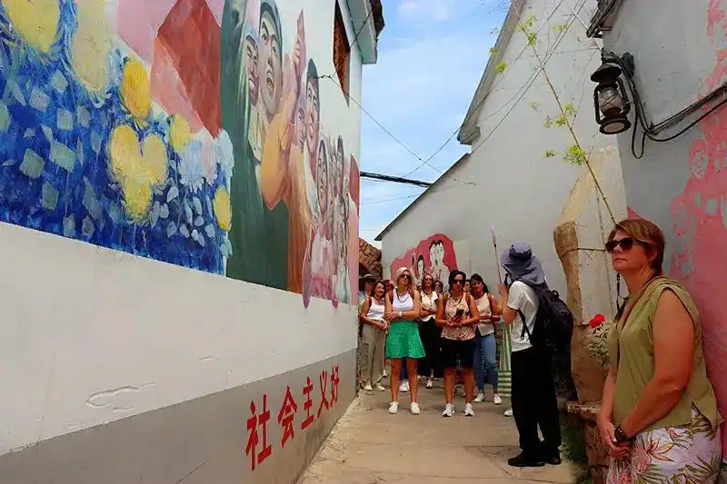 南非考察团“沉浸式”体验中国民俗！古槐路探秘→秧歌狂欢→茶山慢生活