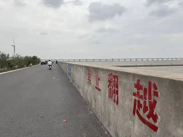 5元就可翻越禁区打卡网红景点？上海丁坝兴起“梯子生意” 官方回应