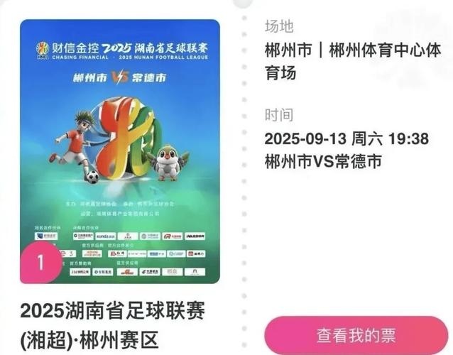 湖南省足球联赛发布关于湘超门票售卖的严正声明