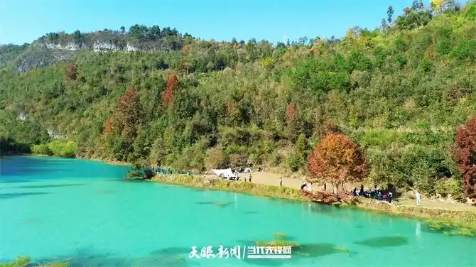 不用AI滤镜！凯里西王湖凭“九寨沟”同款实景吸睛引客