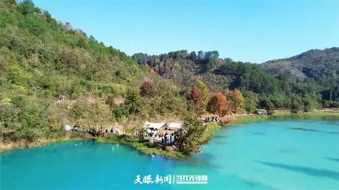 不用AI滤镜！凯里西王湖凭“九寨沟”同款实景吸睛引客