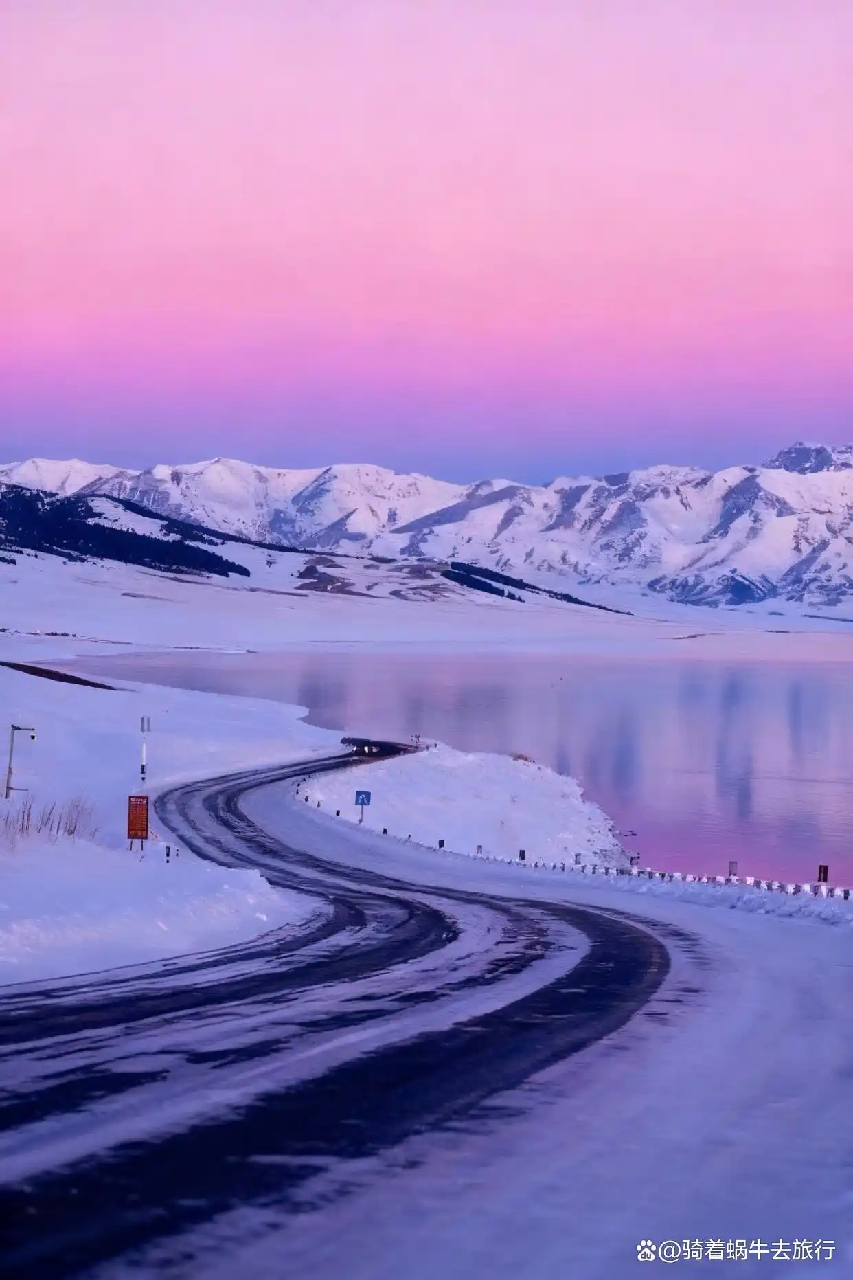 冬天的赛里木湖直接封神！