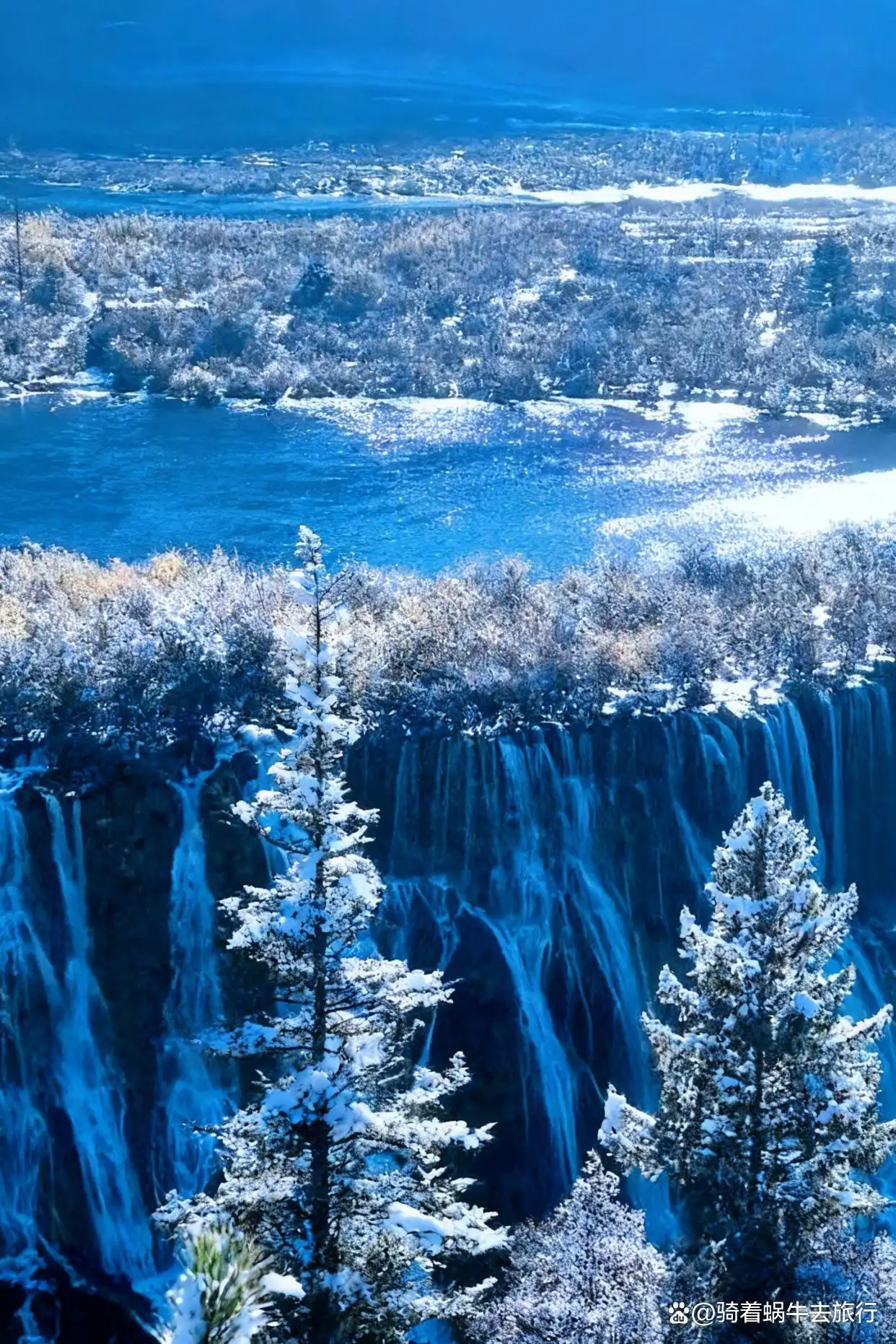 冬天的九寨沟️，真心劝退不了一点！
