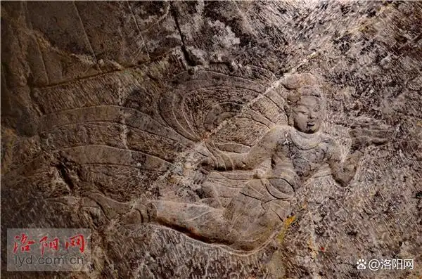 龙门石窟飞天 见证丝路文化交融