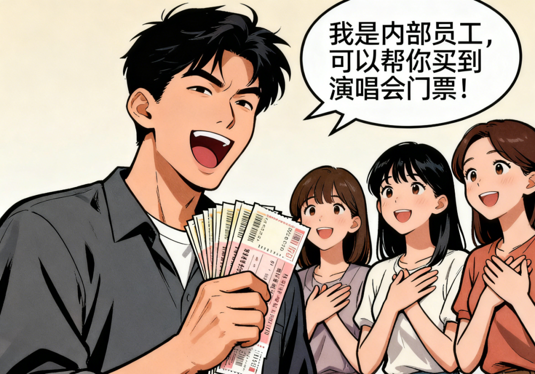 “内部渠道”购买演唱会门票？当心是诈骗！