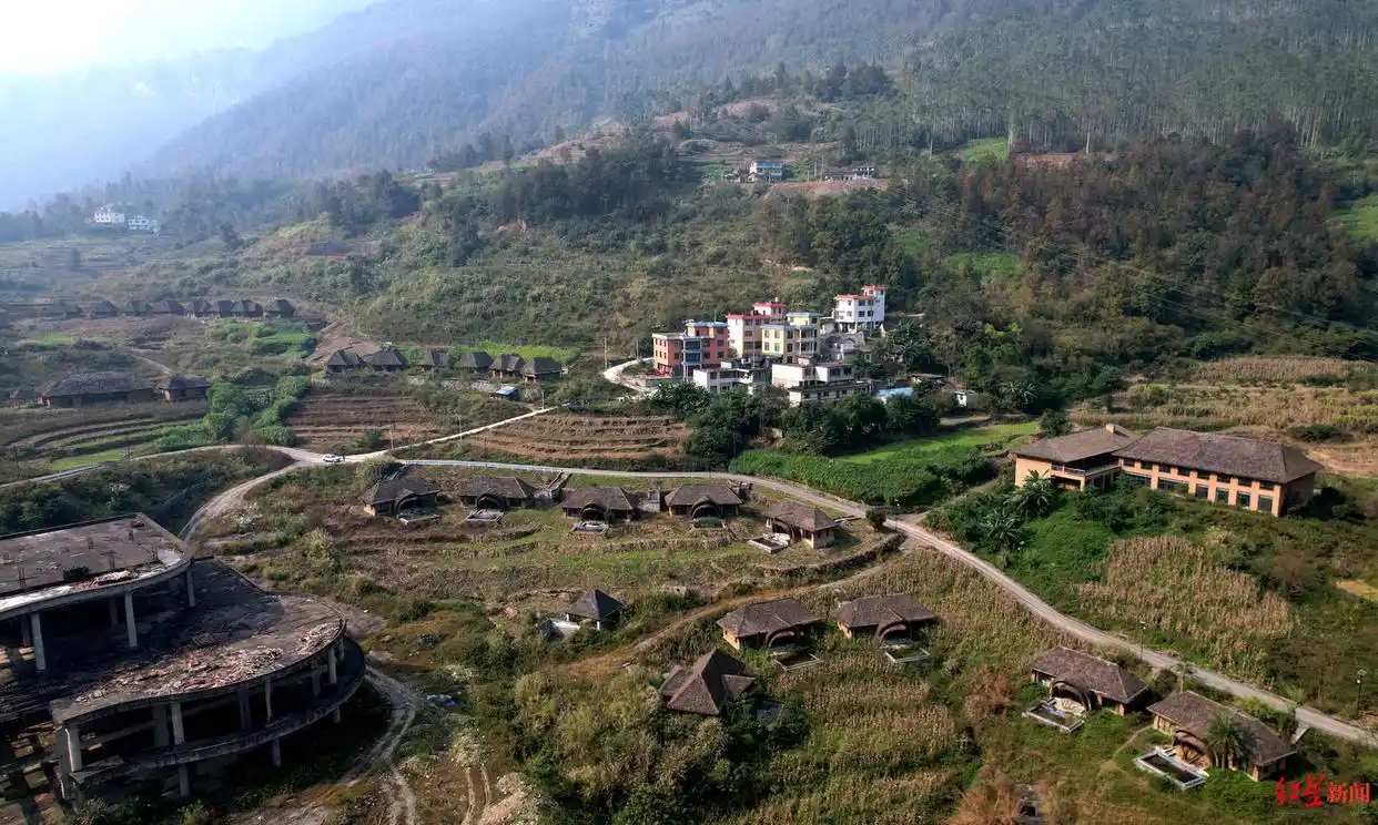 贵州一深山“稻田酒店”停工7年，网友质疑上亿投入“打水漂” 伴游天下记者实探有民宿营业，当地称在努力盘活