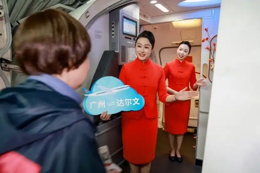 白云机场国际航线上新！南航广州至达尔文航线开通