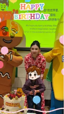 张柏芝携子游乐园被偶遇：7岁Marcus暖心拥抱妈妈，细节流露母子深情