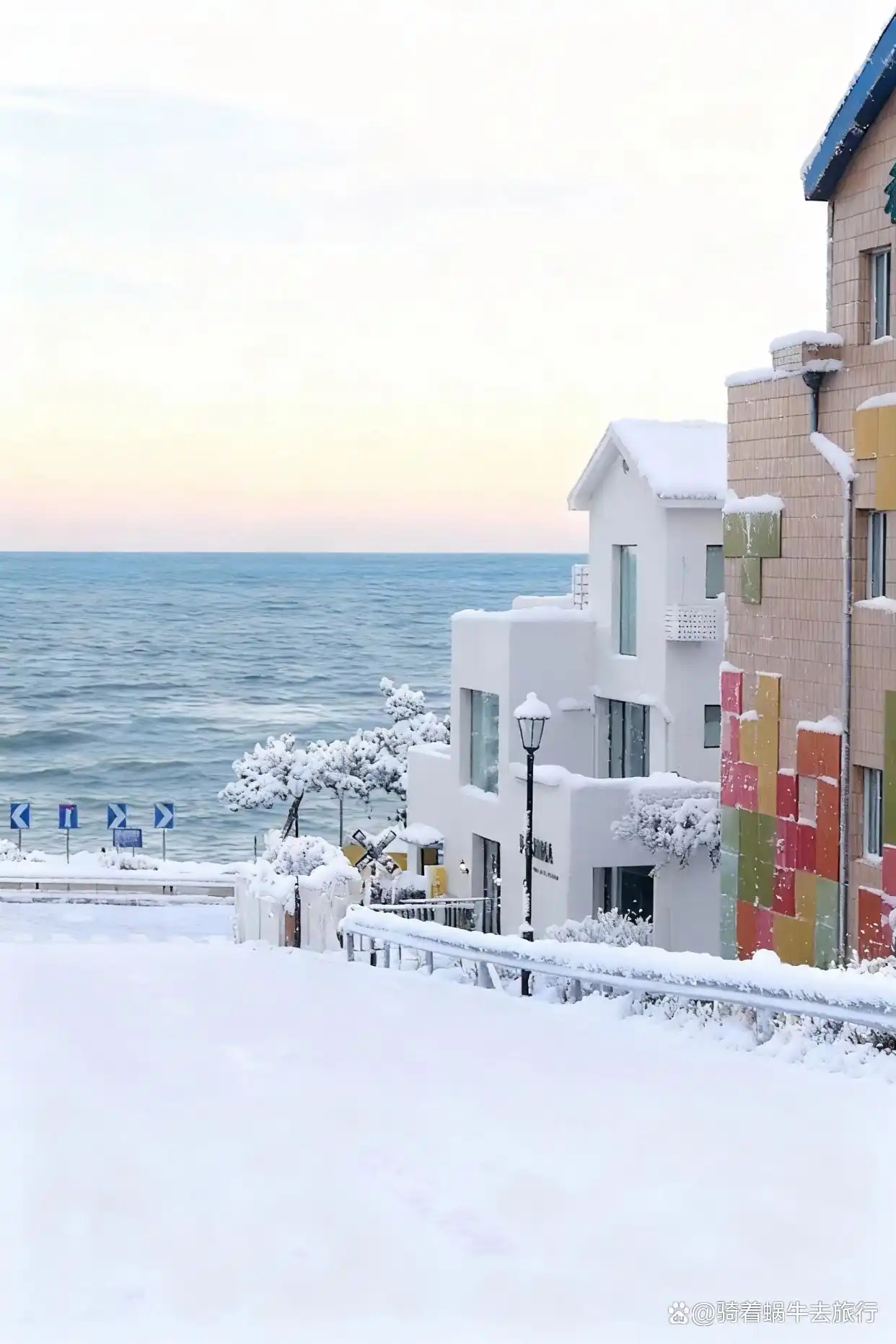 下雪后的威海，简直是童话照进现实️️！