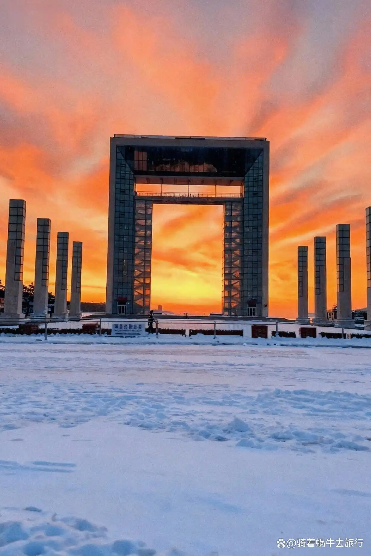 下雪后的威海，简直是童话照进现实️️！