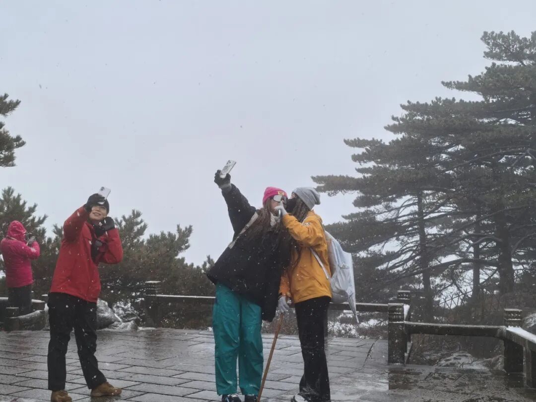 雪雪雪！黄山风景区迎来今冬首场降雪