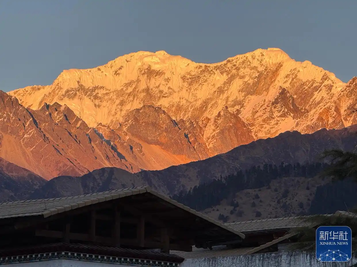 西藏林芝冬日风光