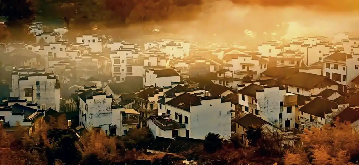 婺源石城的秋天，真的在国内没有平替！