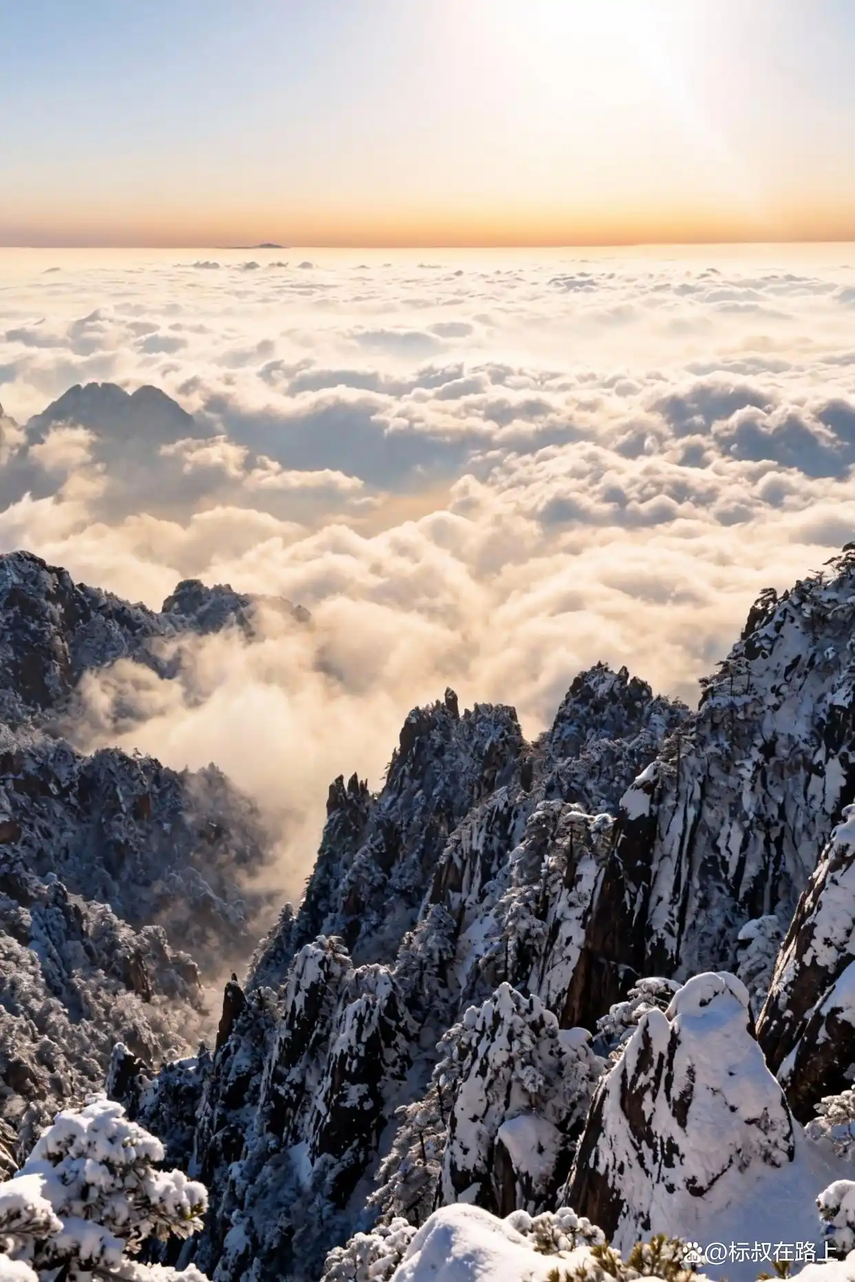 可惜你没来，不知道冬天的黄山有多浪漫️！