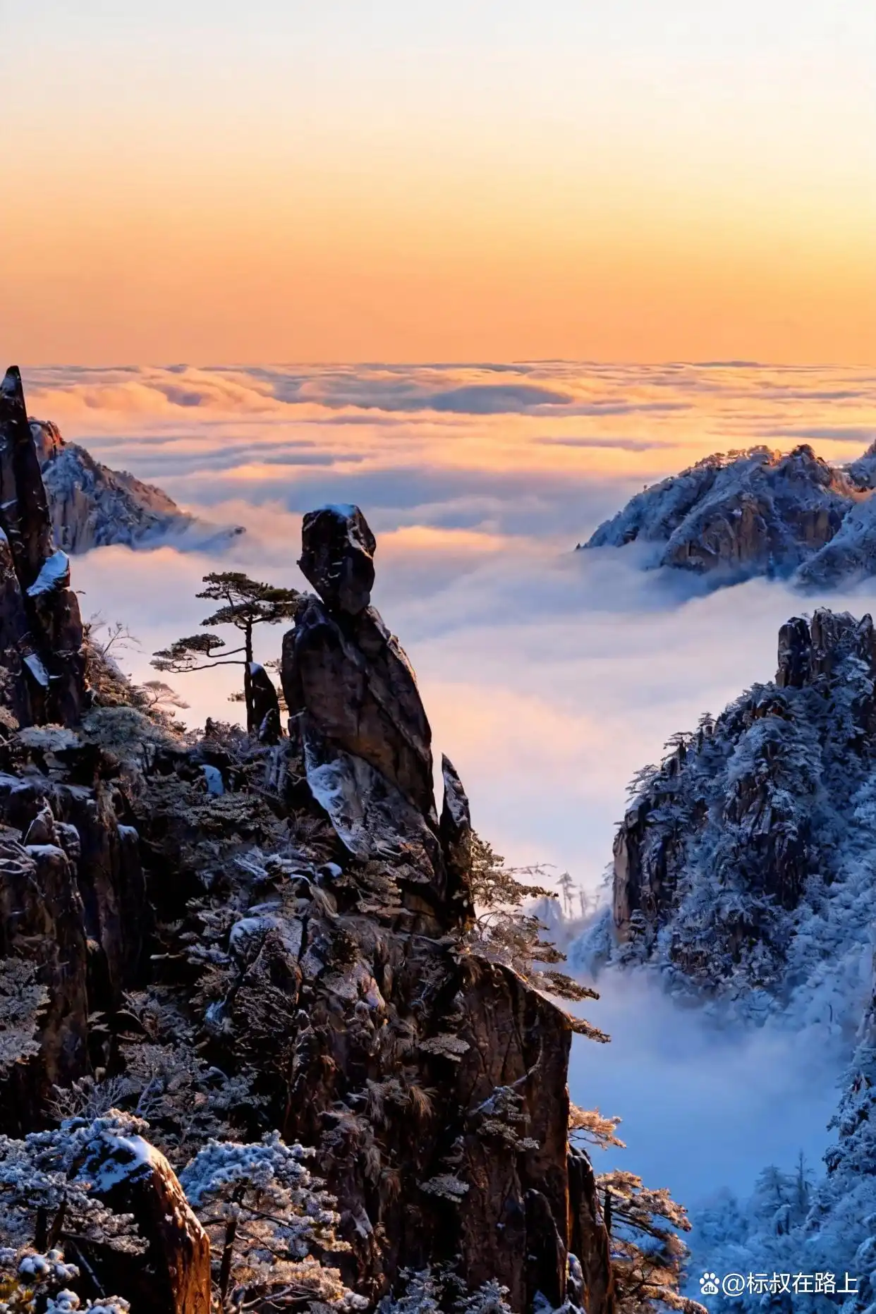 可惜你没来，不知道冬天的黄山有多浪漫️！