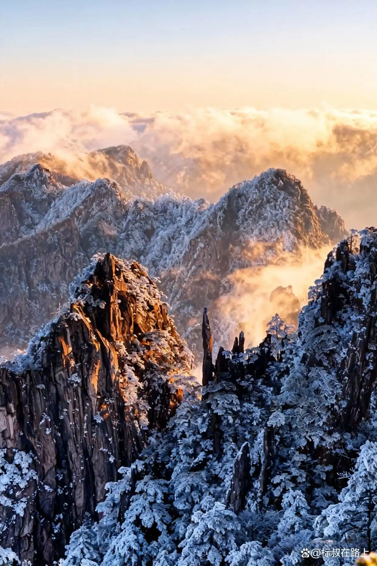 可惜你没来，不知道冬天的黄山有多浪漫️！