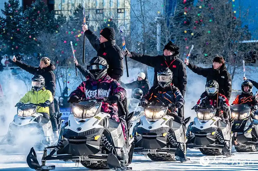 第二十一届内蒙古自治区冰雪那达慕在呼伦贝尔开幕