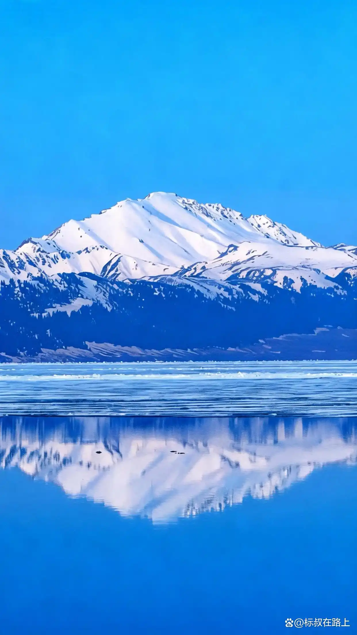 后来我逢人便说，赛里木湖的冬天有多美️！