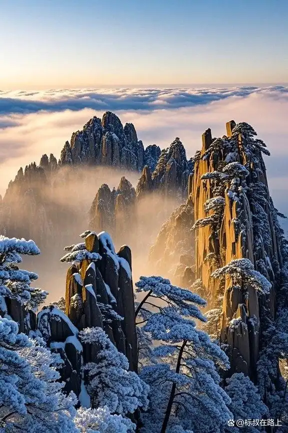 黄山雪景，人间绝美！