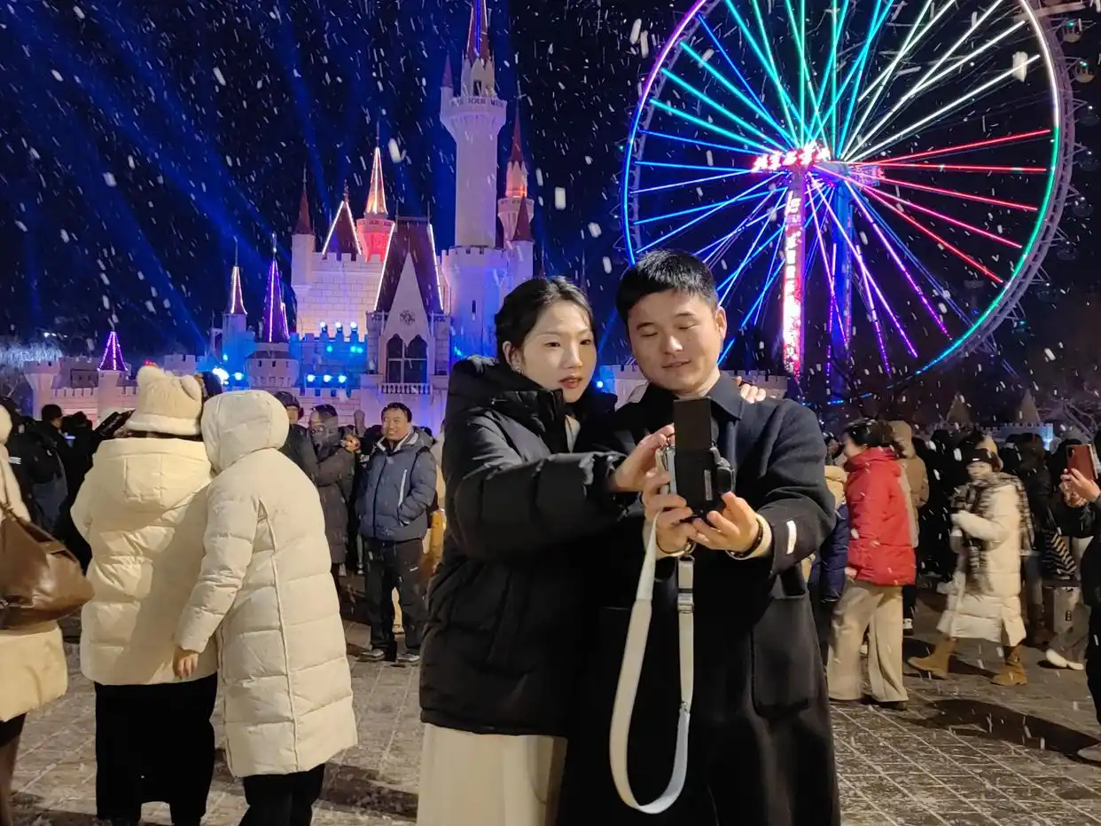 石景山游乐园举办跨年专场活动